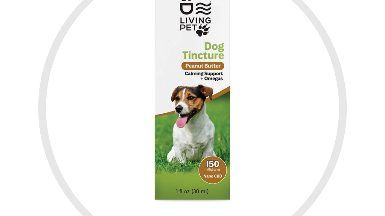 CBD Dog Calming Tincture - Peanut Butter (300mg to 1000 mg)