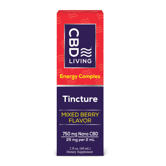 CBD TINCTURE - Mixed Berry ENERGY Complex 750mg