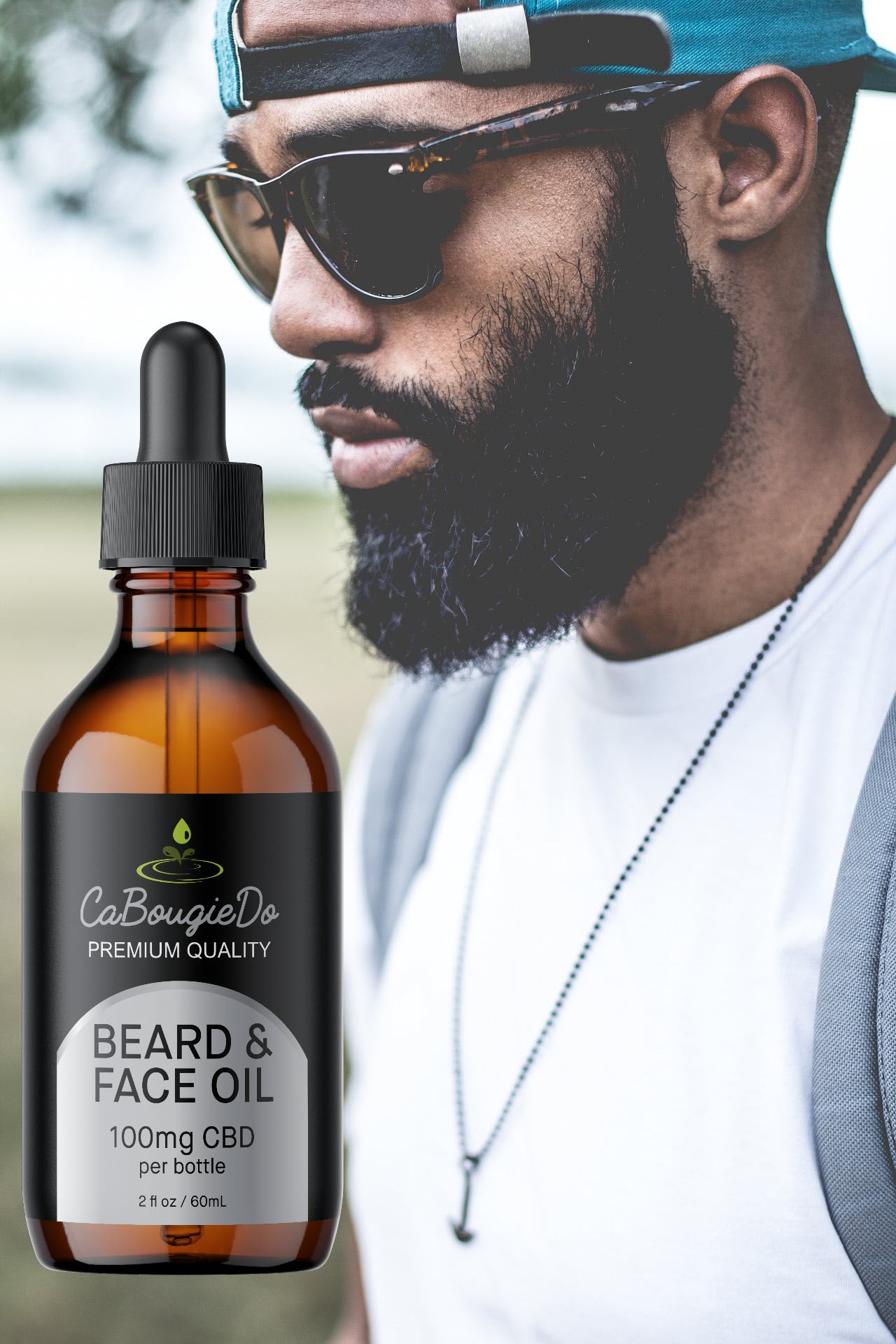 Beard & Face Oil with 100 mg CBD